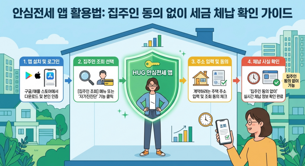 안심전세 앱 활용법