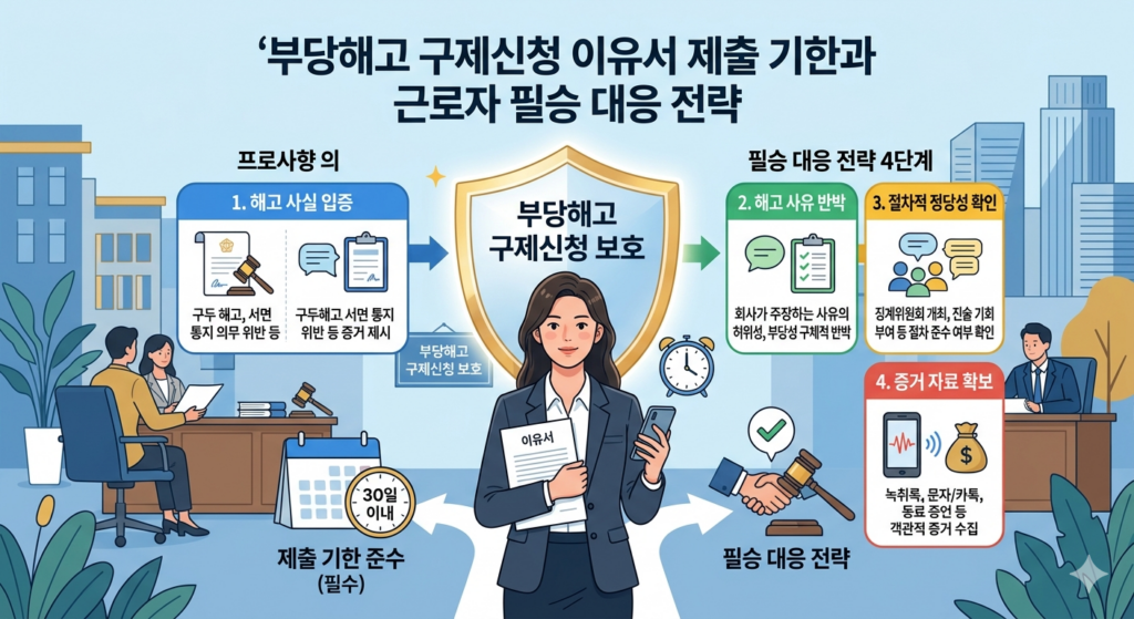 부당해고 구제신청 이유서 제출 기한과 근로자 필승 대응 전략