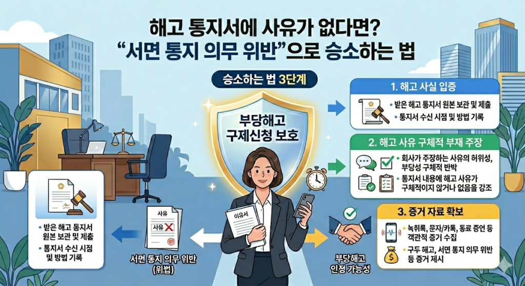 통지 의무 위반으로 승소하는 법