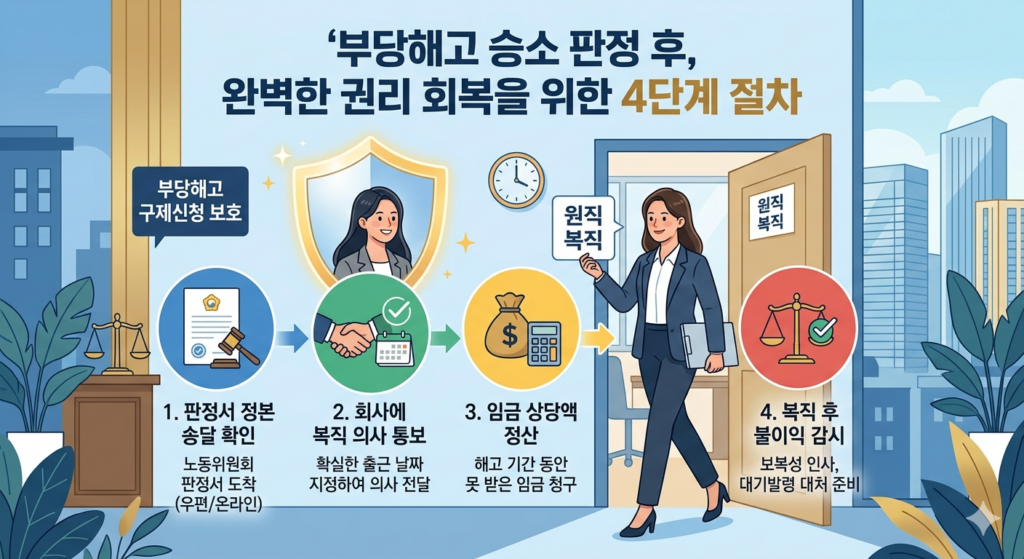 부당해고 승소 후 복직 절차