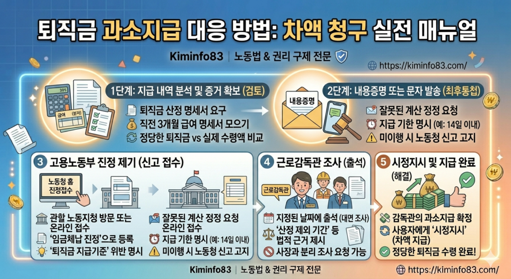 퇴직금 과소지급 대응방법